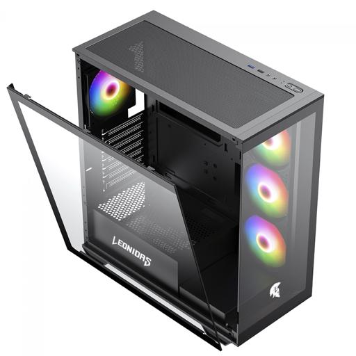 Leonidas Magnus ATX Mid Tower (Preto)