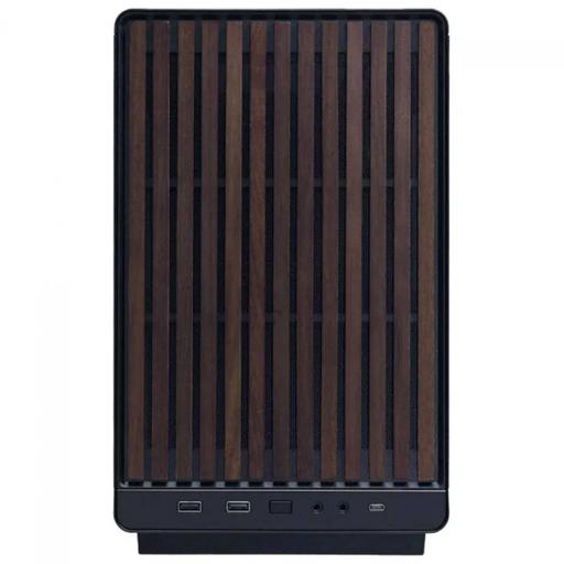 LIAN LI 011 A3-mATX Wood Black MicroATX Mid Tower (Preto)