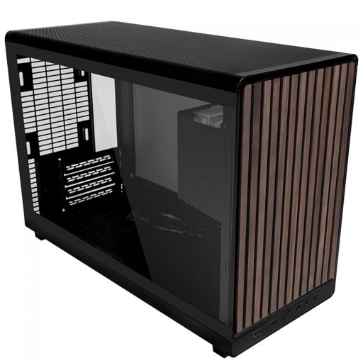 LIAN LI 011 A3-mATX Wood Black MicroATX Mid Tower (Preto)