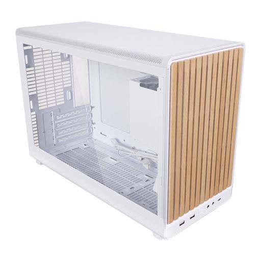 LIAN LI A3 Micro Wood Edition MicroATX Mid Tower (Branco / Marrom)
