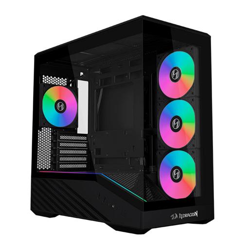 LIAN LI Vector V100 Mini X Redragon MicroATX Mid Tower (Preto)