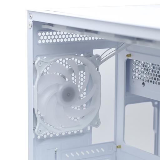Liketec Cube Kirra Snow MicroATX Mid Tower (Branco)