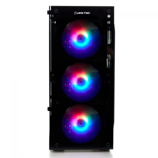 Liketec Matrix V2 Rainbow ATX Mid Tower (Preto)