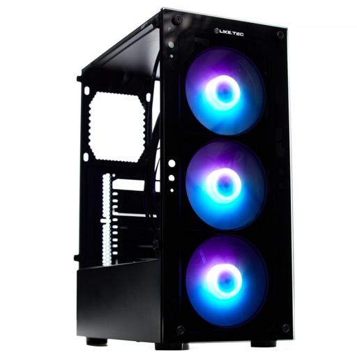Liketec Matrix V2 Rainbow ATX Mid Tower (Preto)