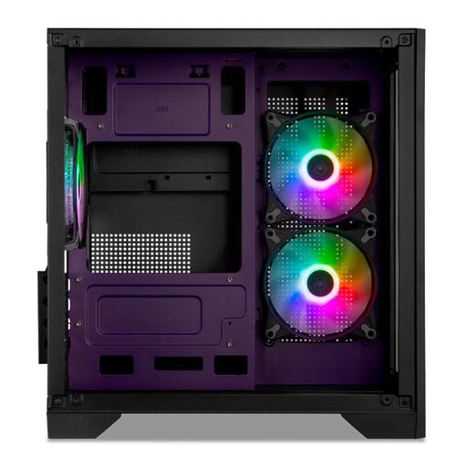 Mancer CV100 Purple Edition MicroATX Mid Tower (Preto)