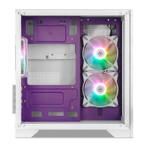 Mancer CV100 Purple Edition MicroATX Mid Tower (Branco)
