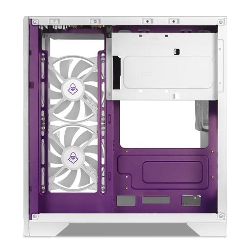 Mancer CV100 Purple Edition MicroATX Mid Tower (Branco)