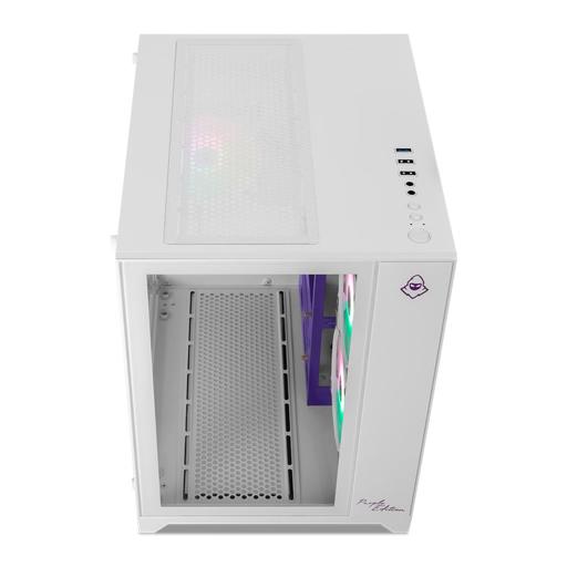 Mancer CV100 Purple Edition MicroATX Mid Tower (Branco)