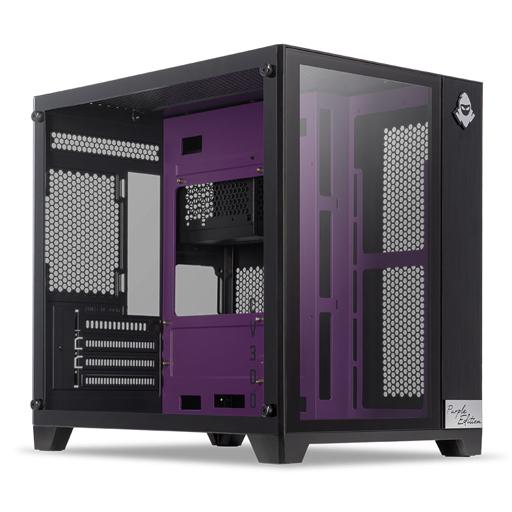 Mancer CV300 Purple Edition MicroATX Mid Tower (Preto / Roxo)