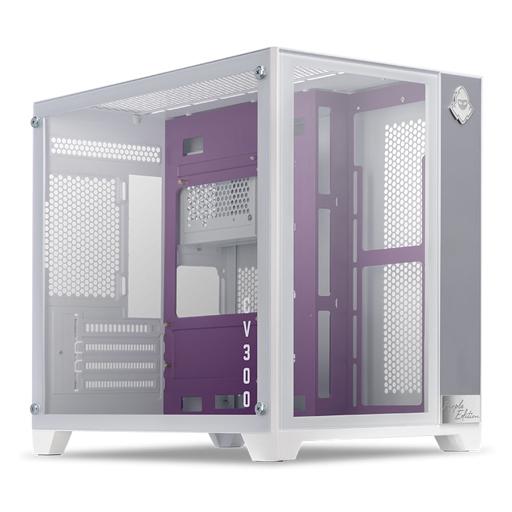 Mancer CV300 Purple Edition MicroATX Mid Tower (Branco / Roxo)