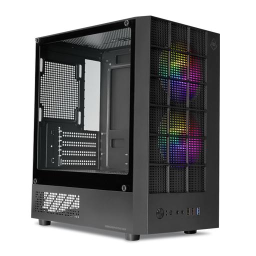 Mancer Grimore MicroATX Mini Tower (Preto)