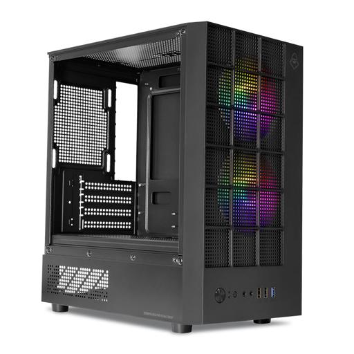 Mancer Grimore MicroATX Mini Tower (Preto)