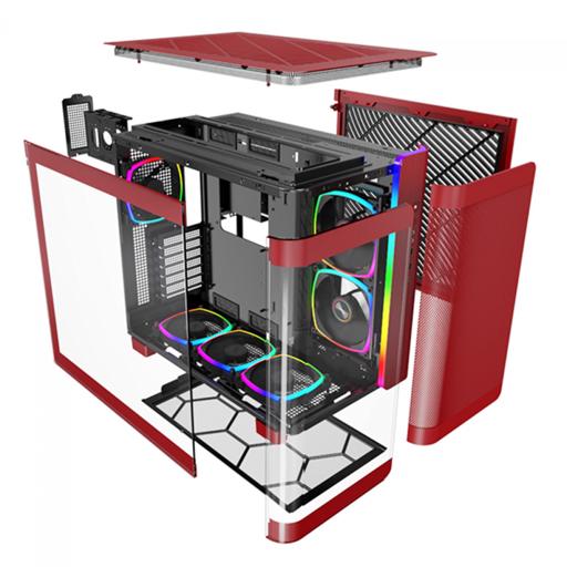 Montech King 95 Red ATX Mid Tower (Vermelho / Preto)