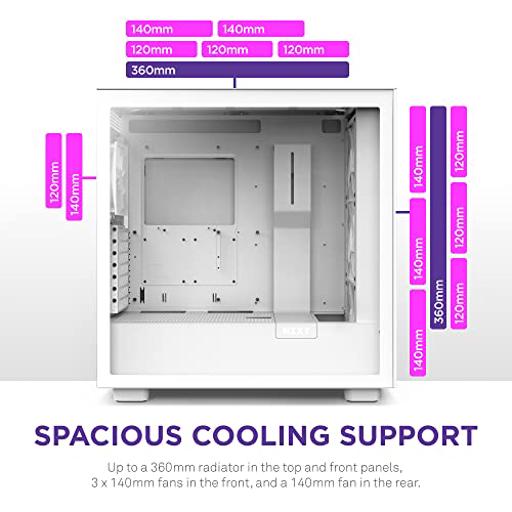NZXT CM-H71FW-R1 ATX Mid Tower (Branco)