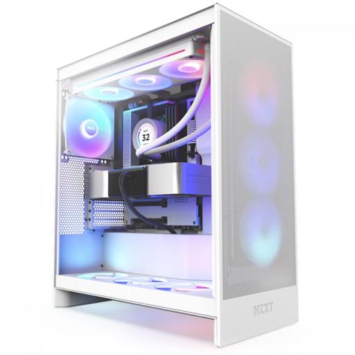 NZXT H7 Flow RGB ATX Mid Tower (Branco)