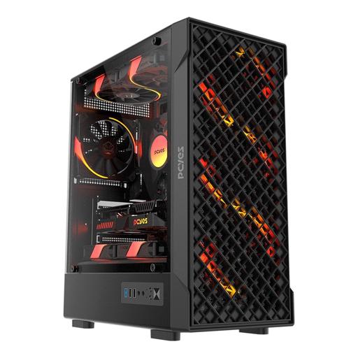 PCYes Velyr MicroATX Mid Tower (Preto)