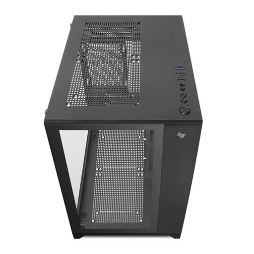Pichau HX110 MicroATX Mini Tower (Preto)