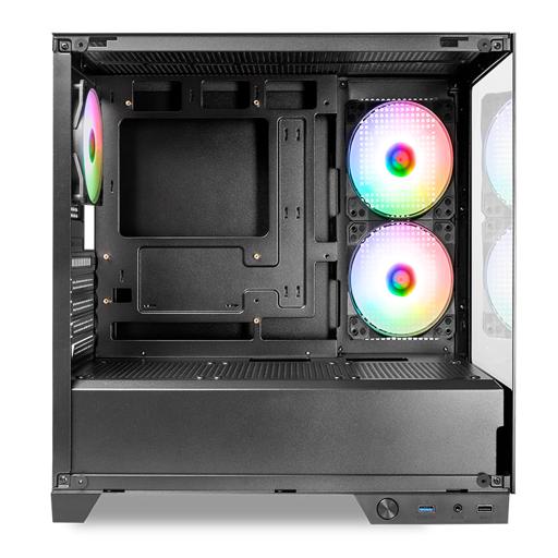 Pichau Magpie 4XB MicroATX Mid Tower (Preto)