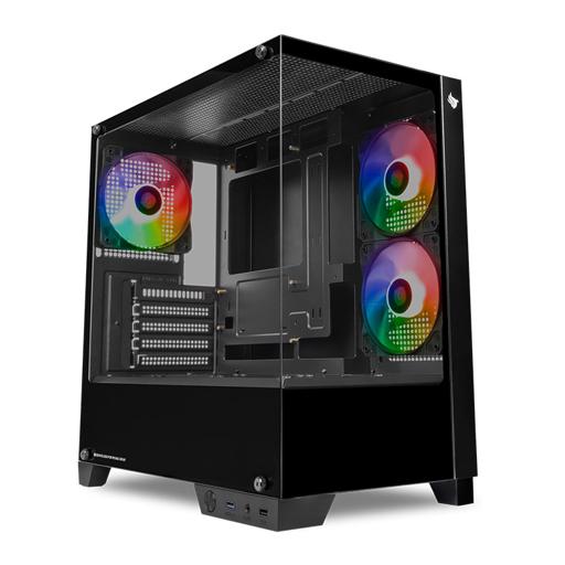 Pichau Magpie 4XB MicroATX Mid Tower (Preto)