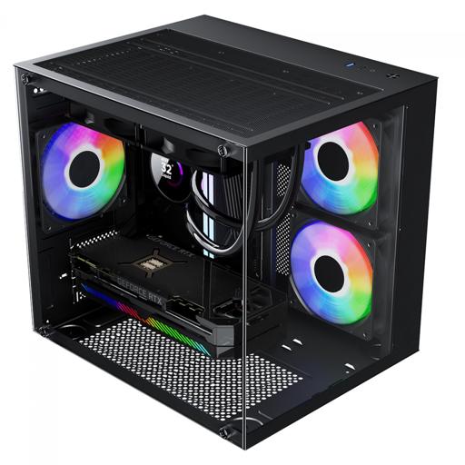 Pure Power Aqua MicroATX Mid Tower (Preto)