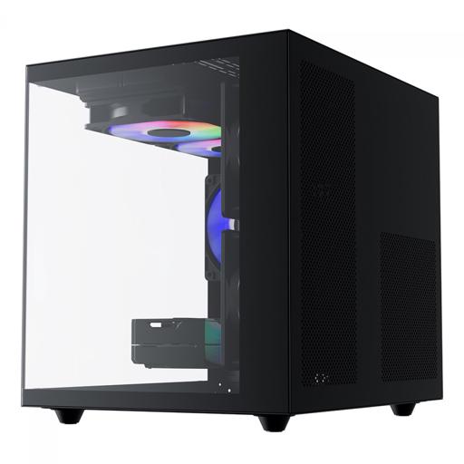 Gabinete Pure Power Aqua MicroATX Mid Tower (Preto) - MEUPC.NET