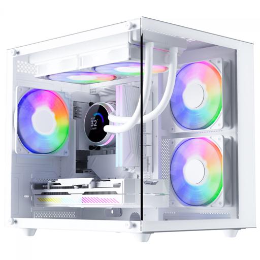 Pure Power Aqua MicroATX Mid Tower (Branco)