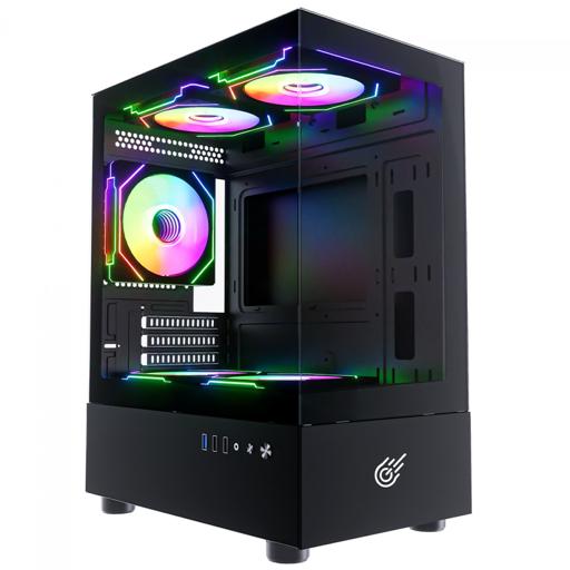 Pure Power Aura MicroATX Mid Tower (Preto)