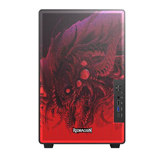 Redragon Strafe Neo Infernal Dragon ATX Mid Tower (Preto / Vermelho)