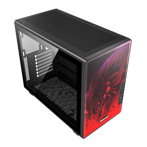 Redragon Strafe Neo Infernal Dragon ATX Mid Tower (Preto / Vermelho)