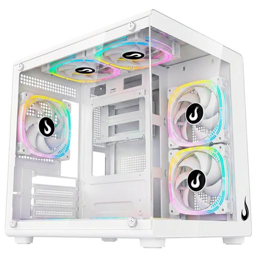 Rise Mode Galaxy Glass X Mini MicroATX Mini Tower (Branco)