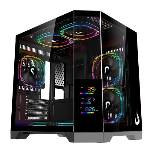 Rise Mode Zeus Glass Screen 01 MicroATX Mid Tower (Preto)