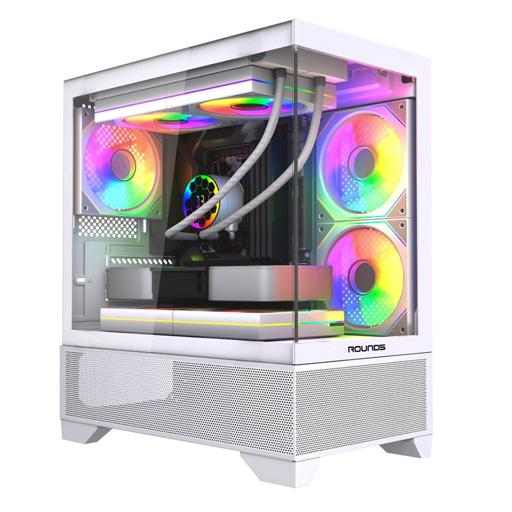 Round5 Draven MicroATX Mini Tower (Branco)