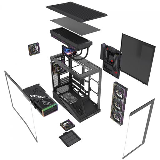 Round5 IceBox Black ATX Mid Tower (Preto)