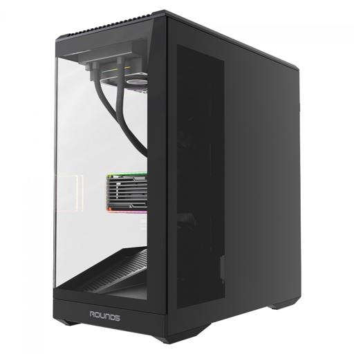 Round5 IceBox Black ATX Mid Tower (Preto)