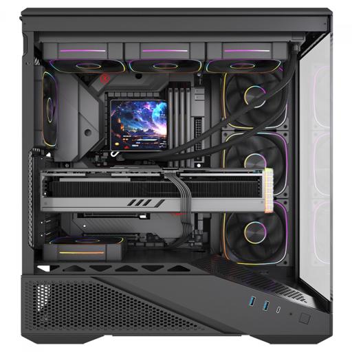 Round5 IceBox Black ATX Mid Tower (Preto)