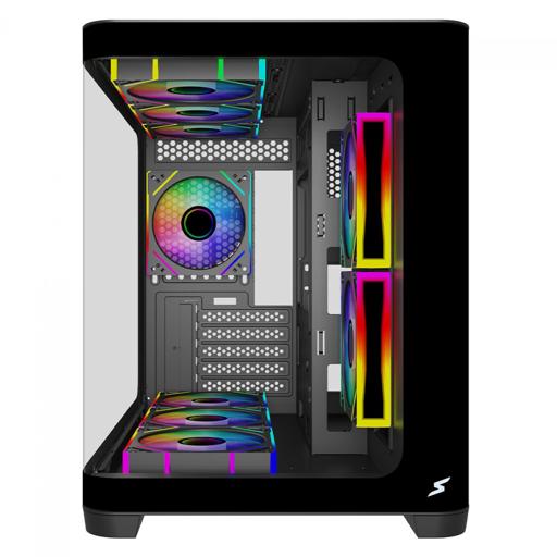 Superframe Black Noir MicroATX Mid Tower (Preto)