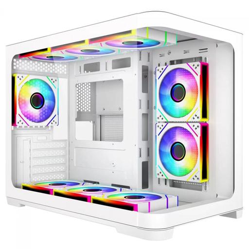 Superframe Black Noir MicroATX Mid Tower (Branco)