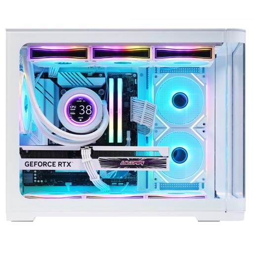 Superframe Black Noir MicroATX Mid Tower (Branco)