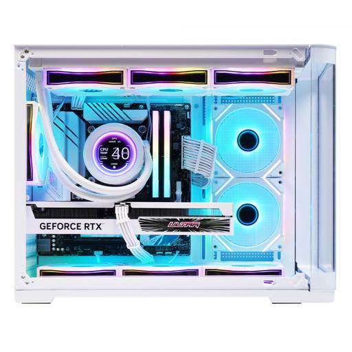 Superframe Black Noir MicroATX Mid Tower (Branco)