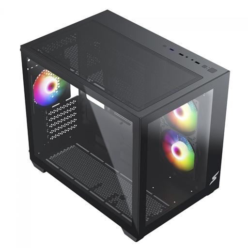 Superframe Box MicroATX Mid Tower (Preto)