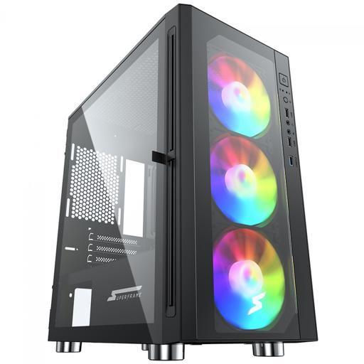 Superframe Bunker MicroATX Mid Tower (Preto)