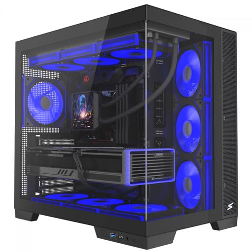 Superframe Drakor ATX Mid Tower (Preto)