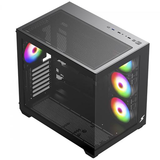 Superframe Fusion ATX Mid Tower (Preto)