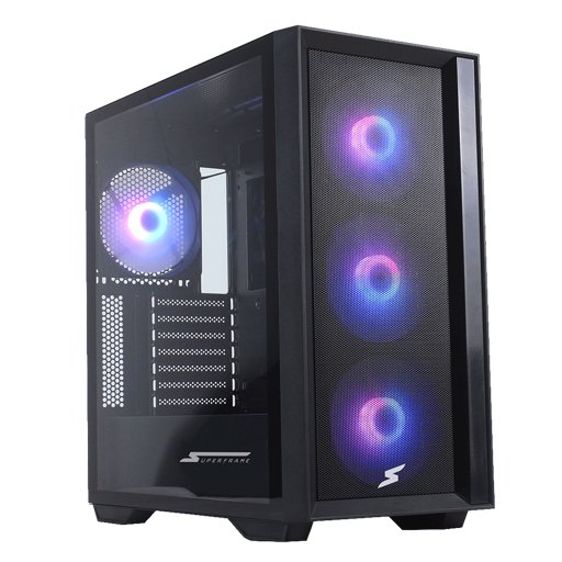 Superframe Hawk ATX Mid Tower (Preto)