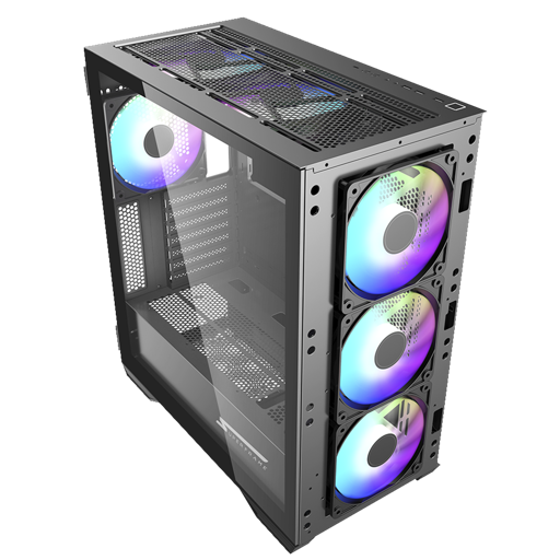 Superframe Hawk ATX Mid Tower (Preto)