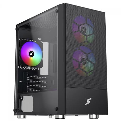 Superframe Mesh MicroATX Mid Tower (Preto)