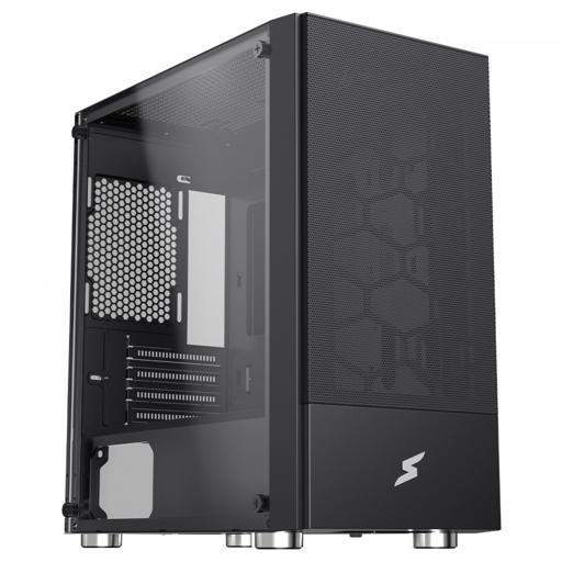 Superframe Mesh MicroATX Mid Tower (Preto)