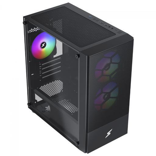 Superframe Mesh MicroATX Mid Tower (Preto)