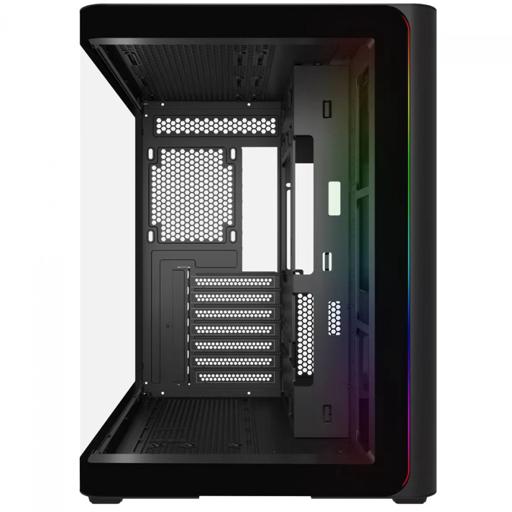 Superframe Power Cube Cristal ATX Mid Tower (Preto)