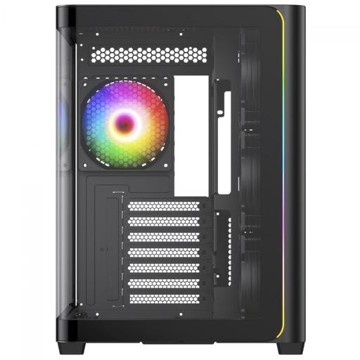 Superframe Power Cube Cristal ATX Mid Tower (Preto)